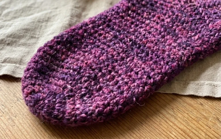 Kostenlose Anleitung für Socken häkeln Grösse 36 bis 47