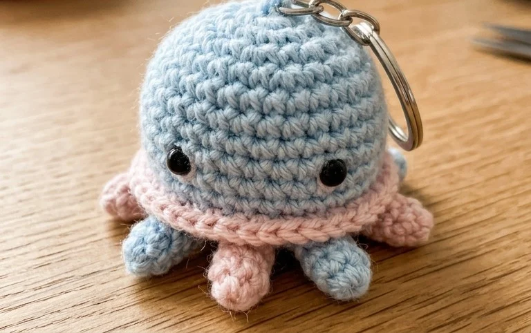 Crochet Sea Creature Amigurumi Keychain Patterns