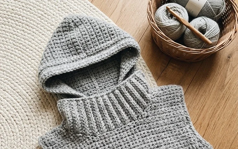 Crochet Neck Hoodie: The Ultimate Winter Must-Have