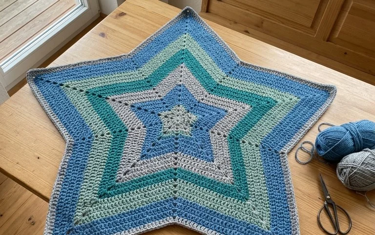 Star-Covered Nap, Free Crochet Patterns